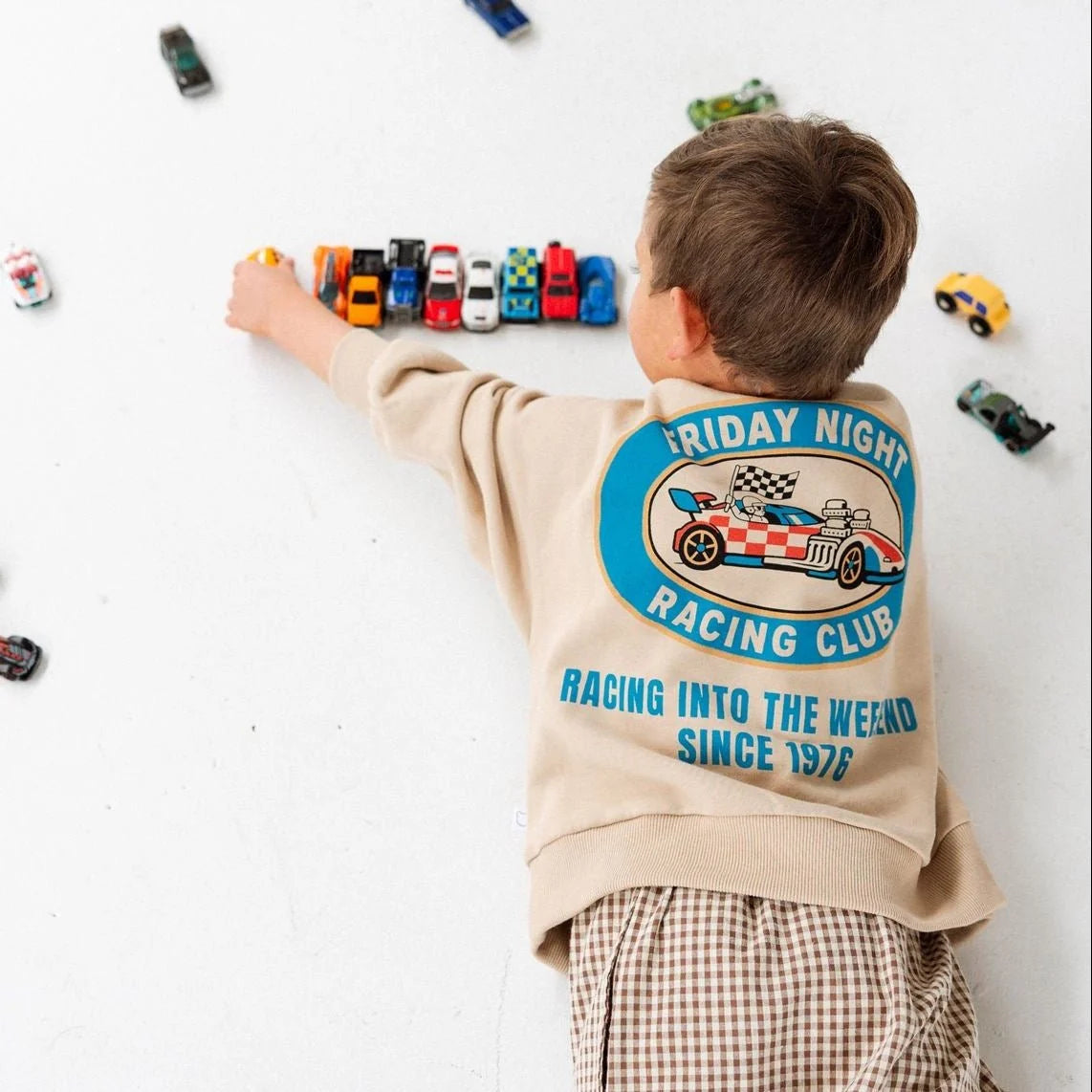 ROOBEAR RACING CLUB 100% COTTON CREWNECK
