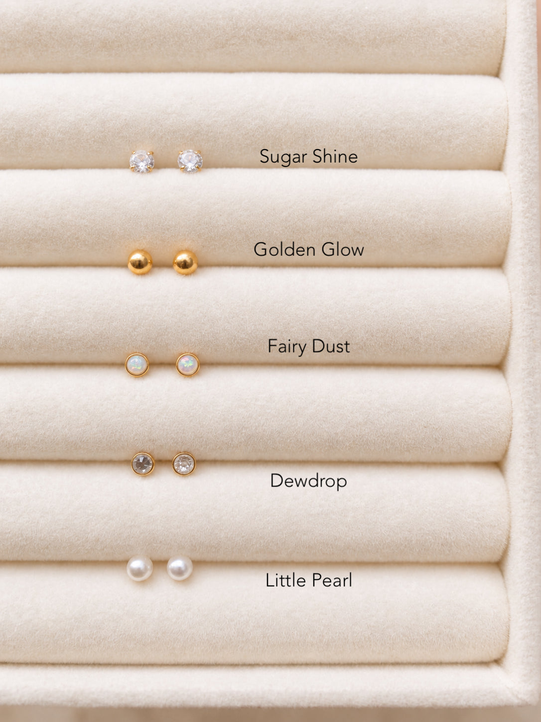 LITTLE LUXE STUD EARRINGS