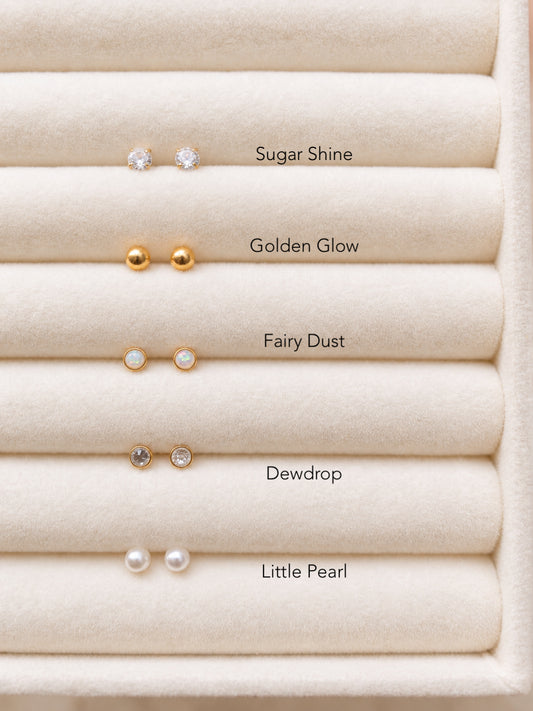 LITTLE LUXE STUD EARRINGS