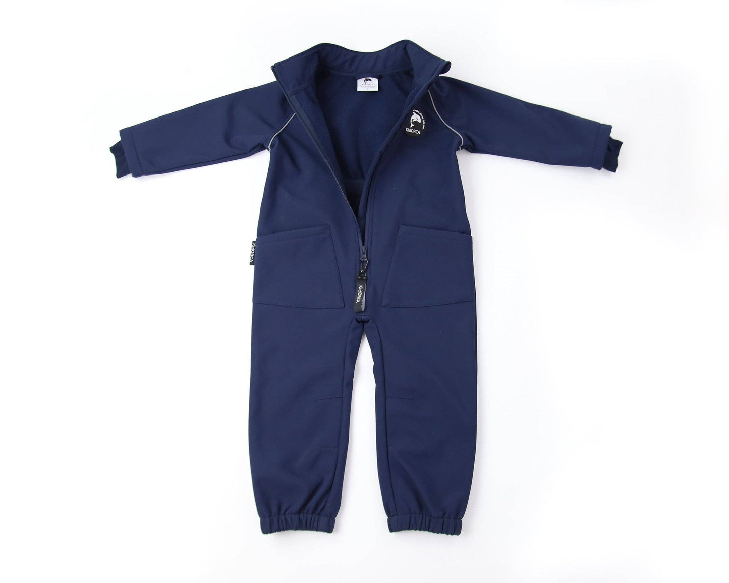 KidORCA Kids Softshell Overall Play Suit _ Navy