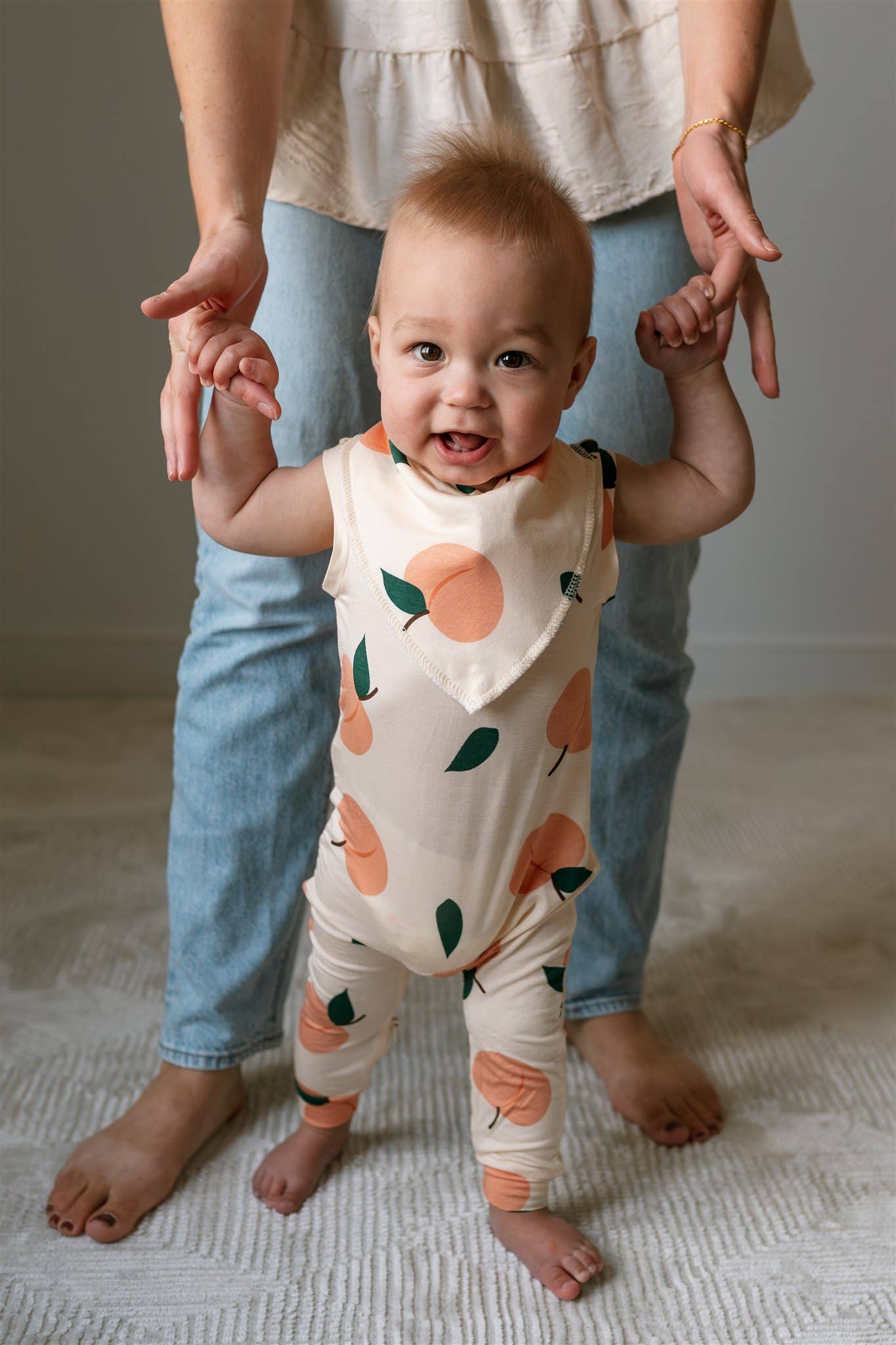 ZippyJamz Peachy Keen - Bamboo - Romper