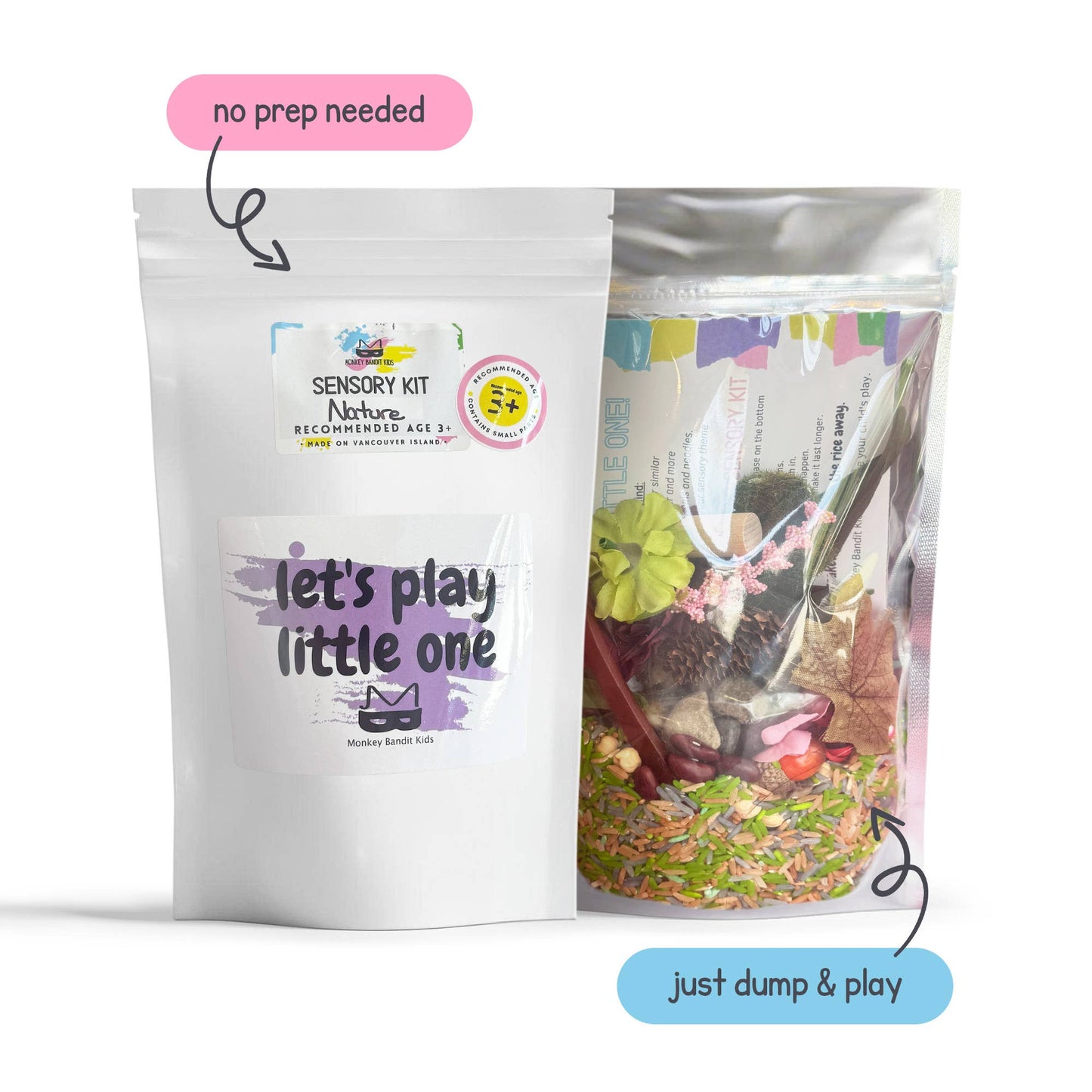 Easy Forest & Nature Sensory kit - dump and play bag