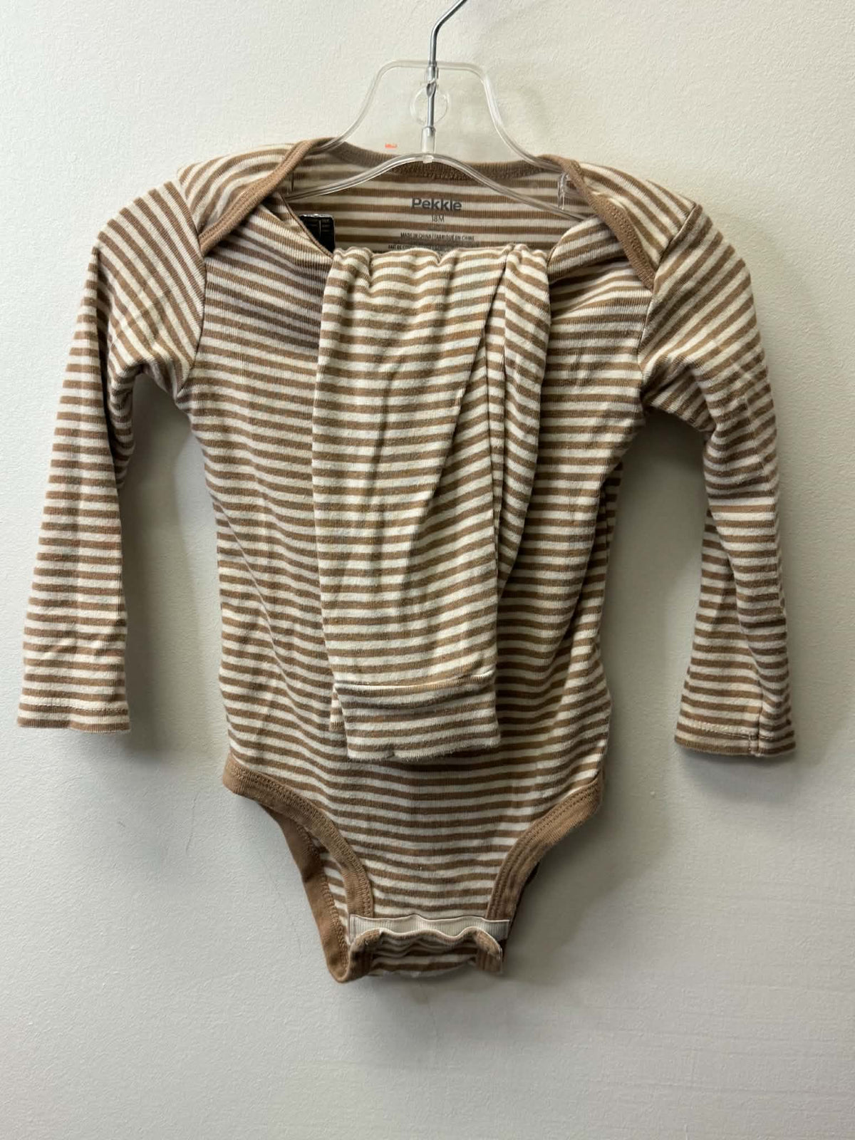 PEKKLE STRIPPED ONESIE OUTFIT SIZE 18M