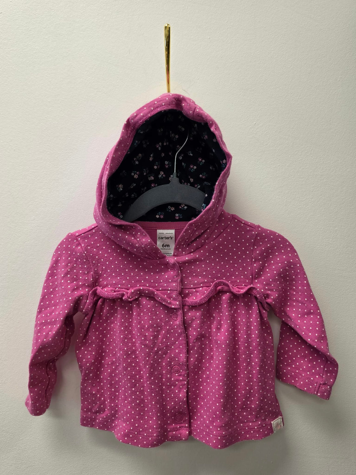 CARTERS POLKA DOT SWEATER SIZE 6M