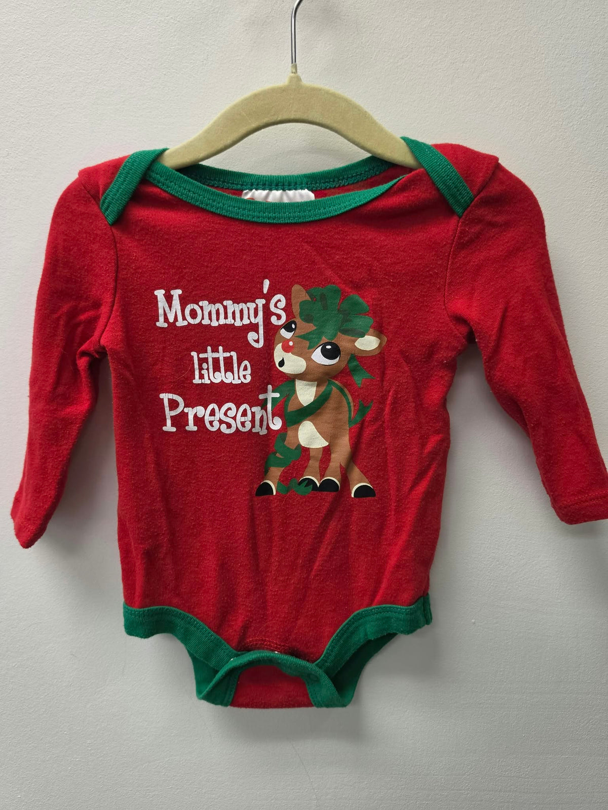 RUDOLPH ONESIE SIZE 3-6M