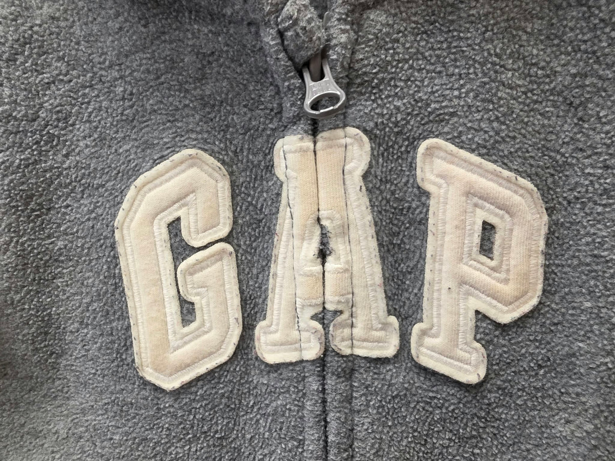 GAP FLEECE HOODED ONE PIECE SIZE 12-18M