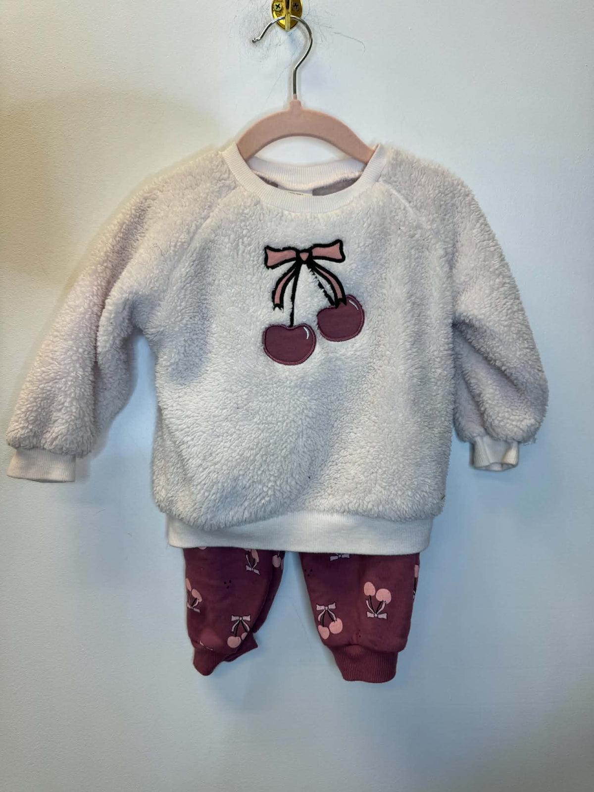 PETIT LEM CHERRY OUTFIT SIZE 18M