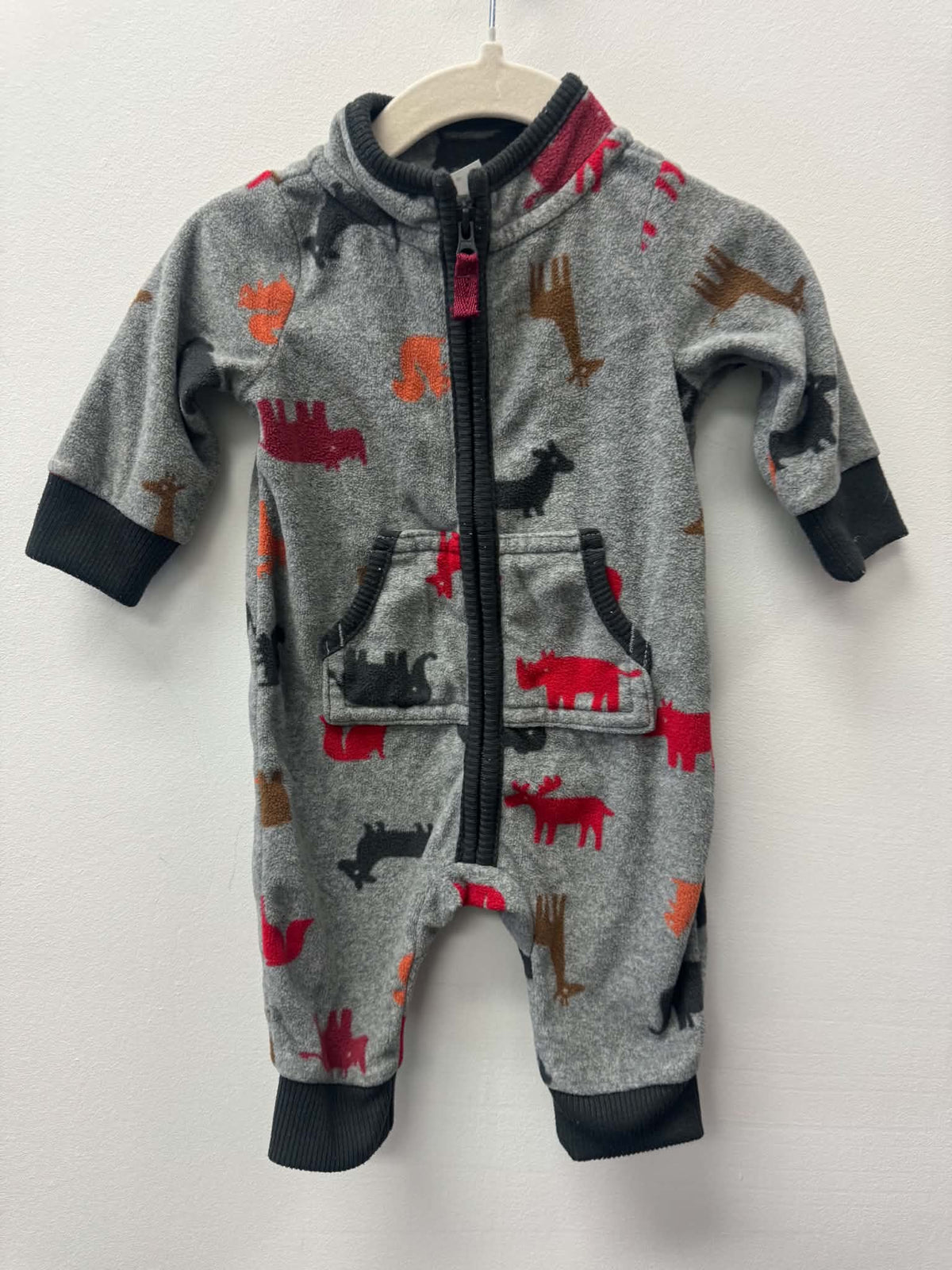 CARTERS FLEECE ANIMAL ONE PIECE SIZE 3M