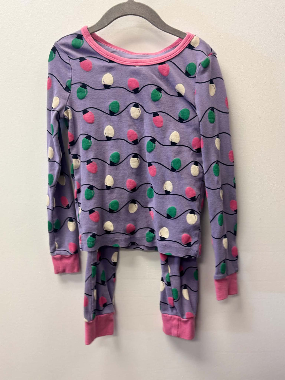JOE FRESH CHRISTMAS LIGHTS PJ'S SIZE 7-8