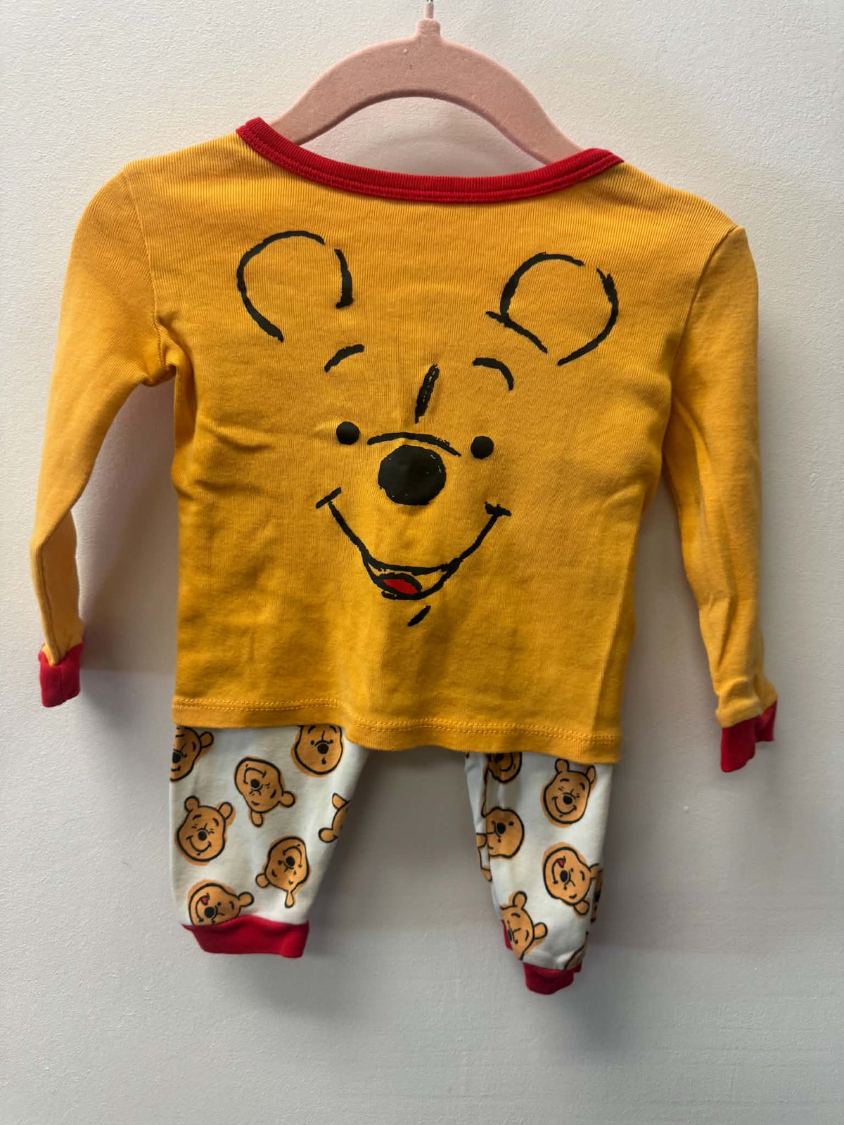 JOE FRESH WINNIE THRE POOH PJ'S SIZE 6-12M