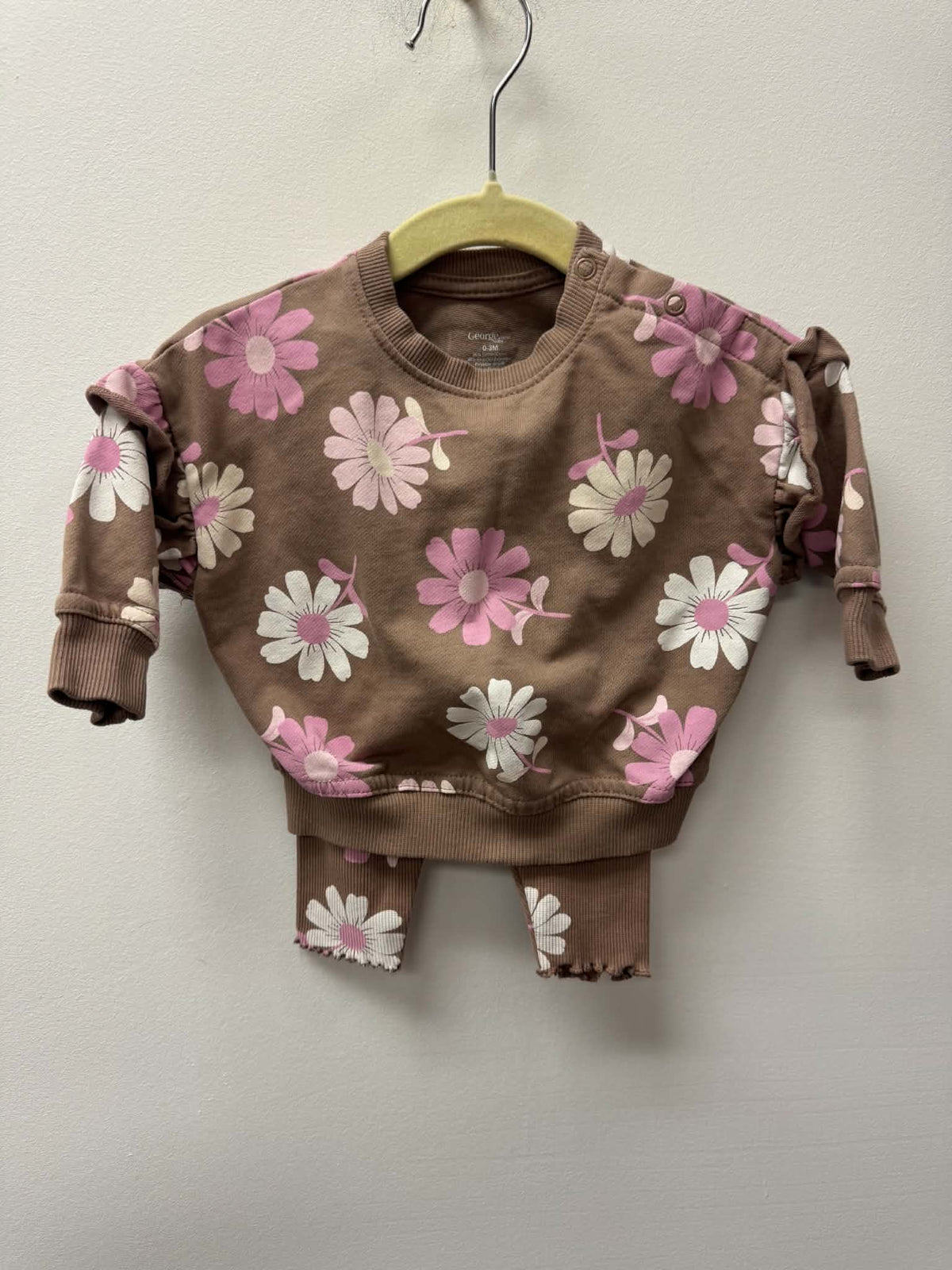 GEORGE FLORAL OUTFIT SIZE 0-3M