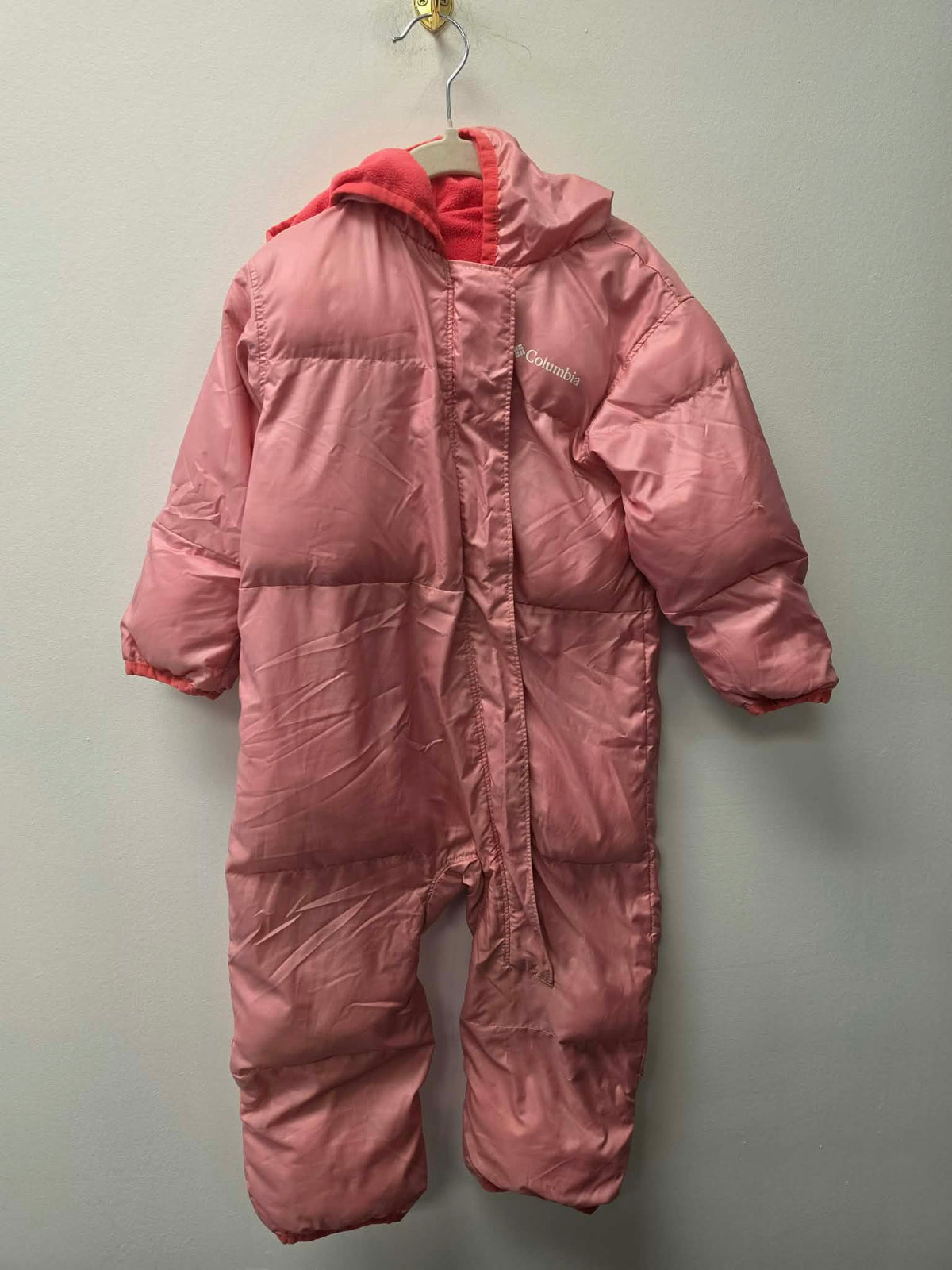 COLUMBIA PINK SNOWSUIT SIZE 18-24M
