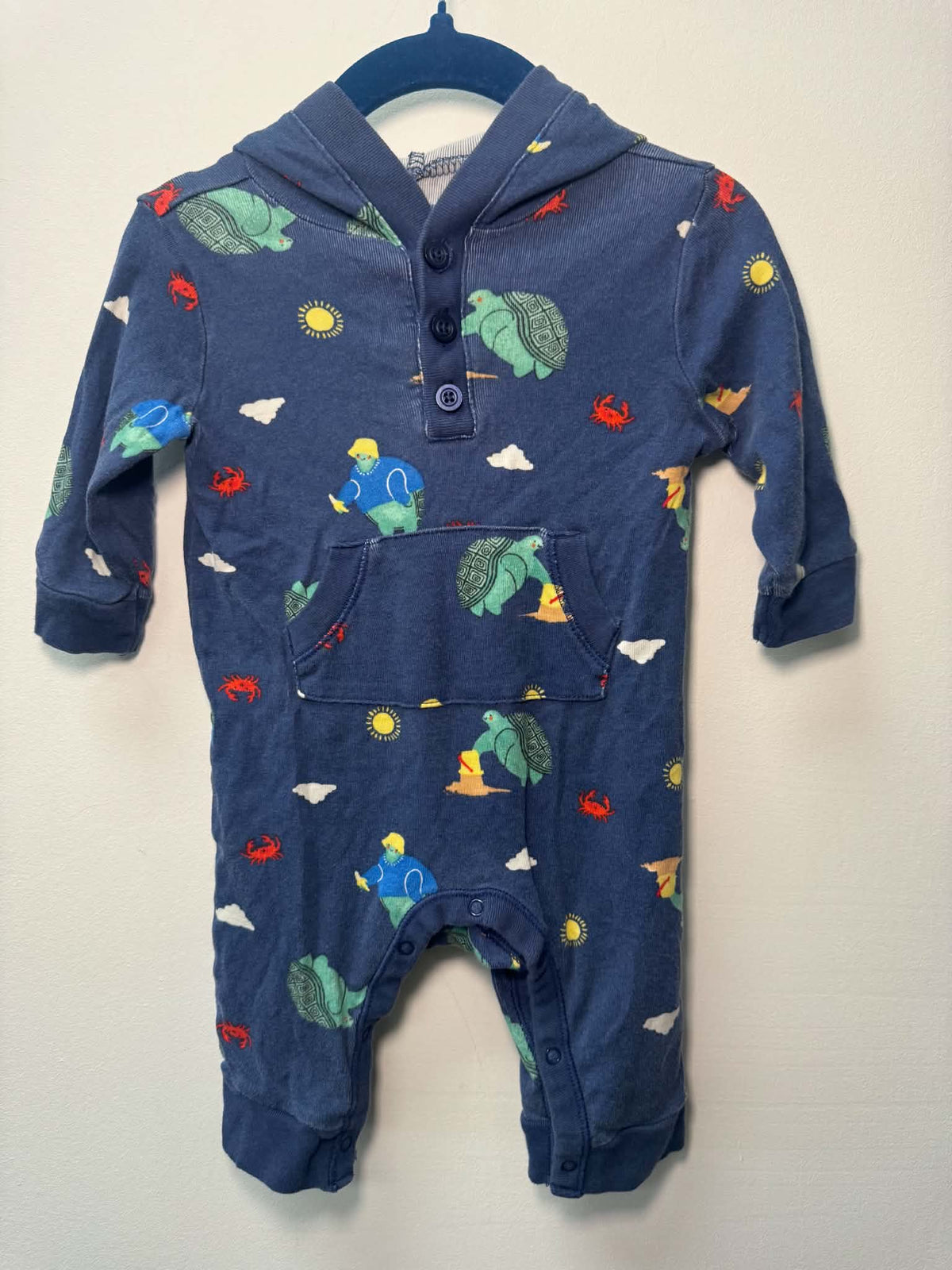 OLD NAVY HOODED LONGALL SIZE 3-6M