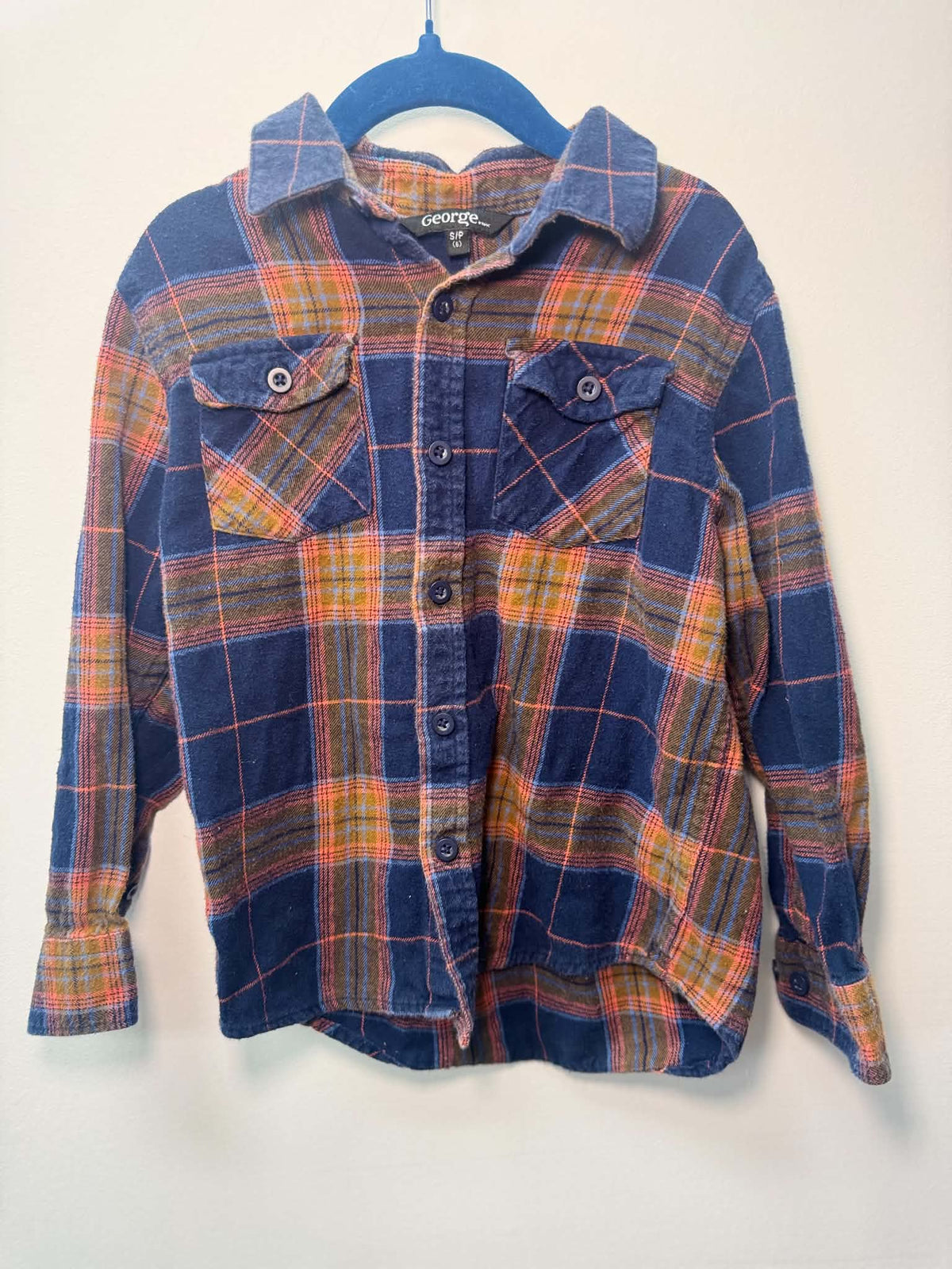 GEORGE PLAID SIZE 6
