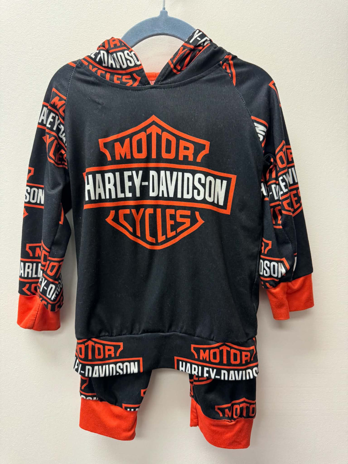 HARLEY DAVIDSON 2 PIECE OUTFIT SIZE 3T