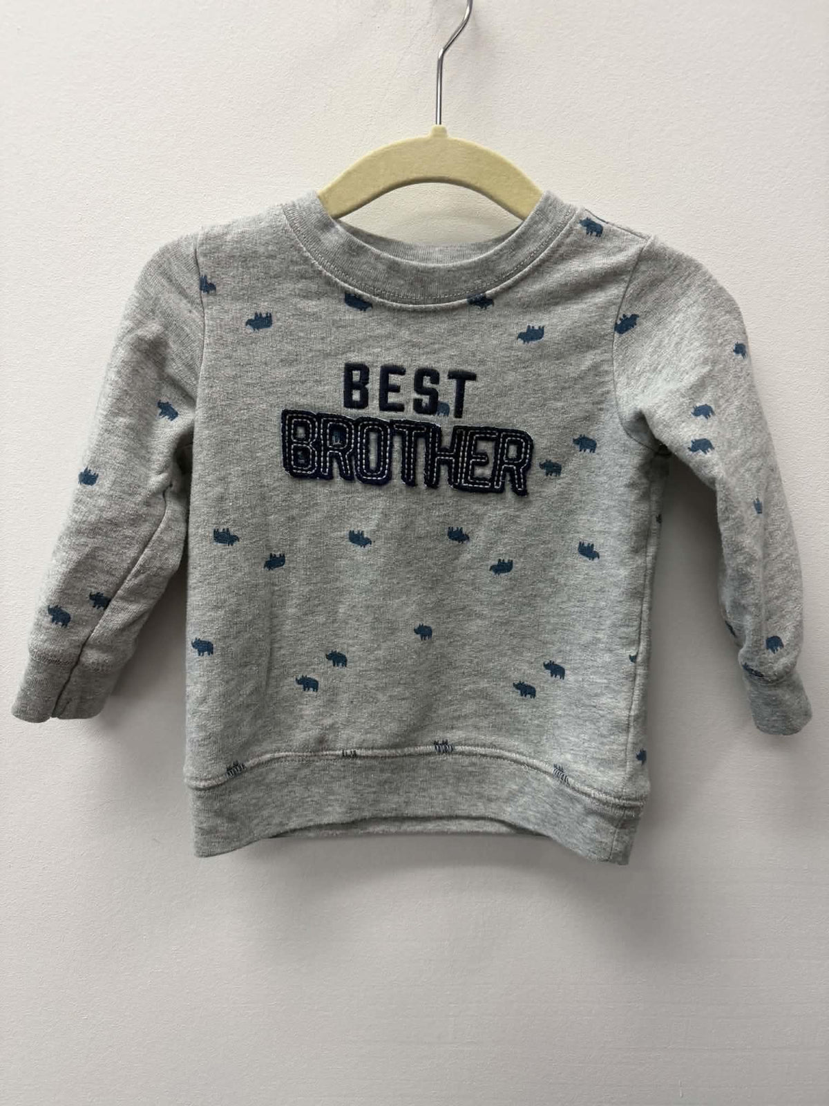 CARTERS "BEST BROTHER" CREW SIZE 12M
