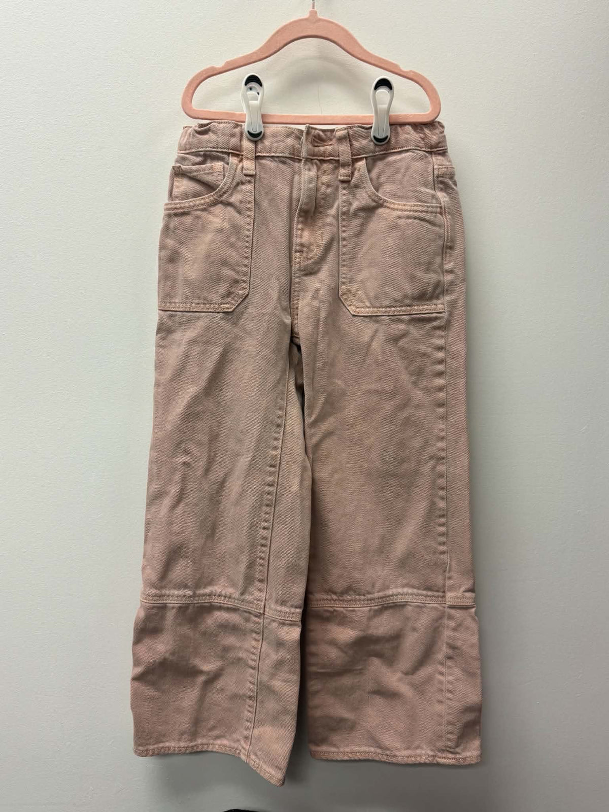 OLD NAVY PINK WIDE LEGGED JEANS SIZE 10 (PLAY)