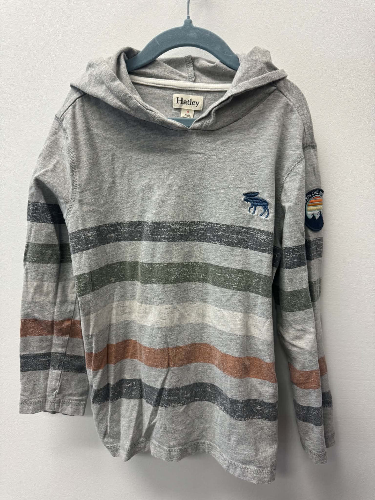 HATLEY HOODED LONG SLEEVE SIZE 6