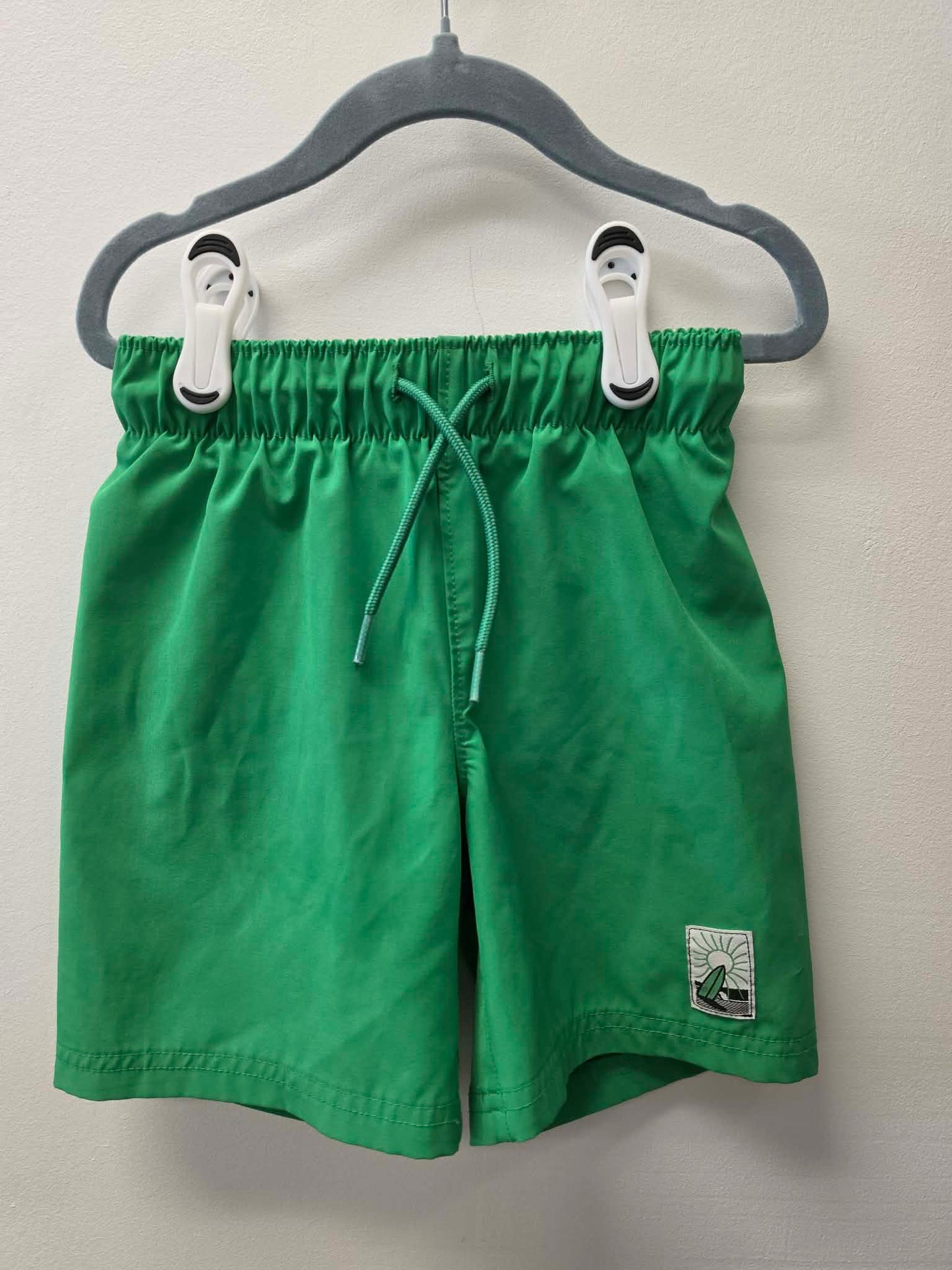 OLD NAVY GREEN SWIM SHORTS SIZE 4T