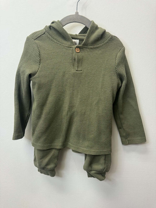 CARTERS WAFFLE KNIT 2 PIECE OUTFIT SIZE 24M