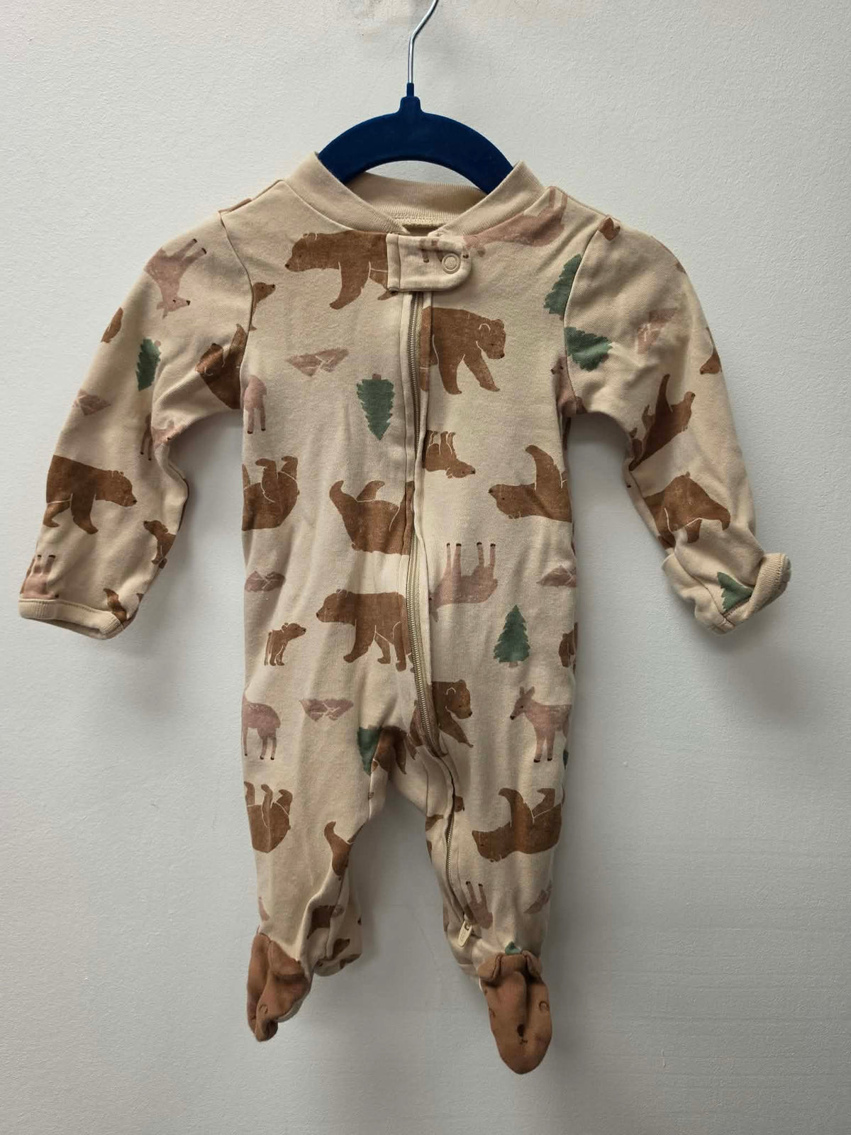 CARTERS BEAR SLEEPER SIZE 0-3M