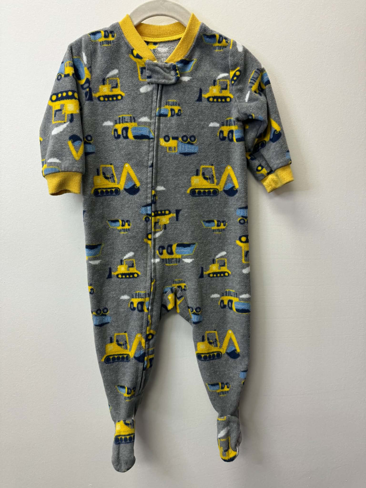 CARTERS FLEECE MACHINERY SLEEPER SIZE 12M