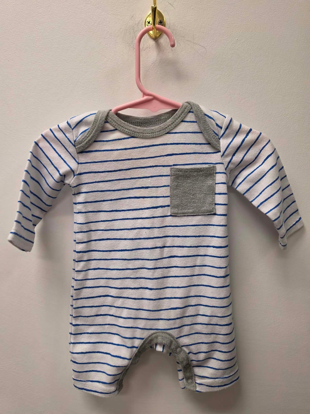 BABY ESSENTIALS STRIPPED ONE PIECE SIZE 3M
