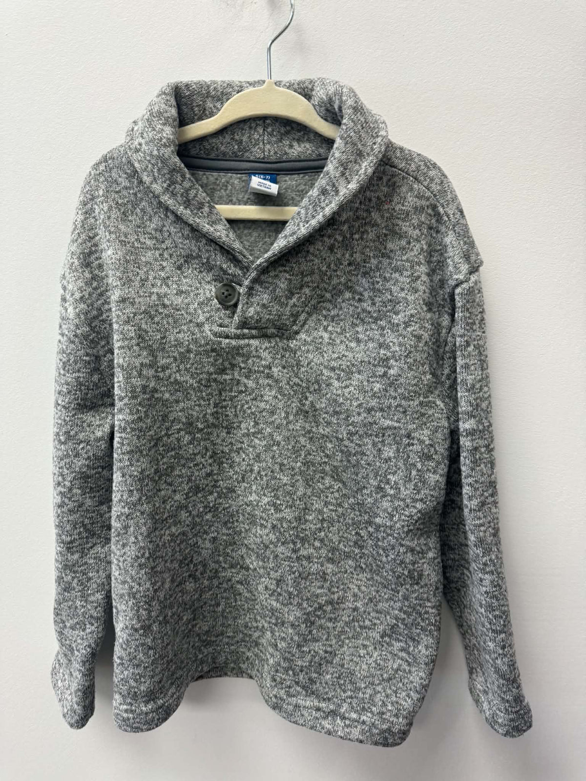 OLD NAVY GREY PULLOVER SIZE 6-7