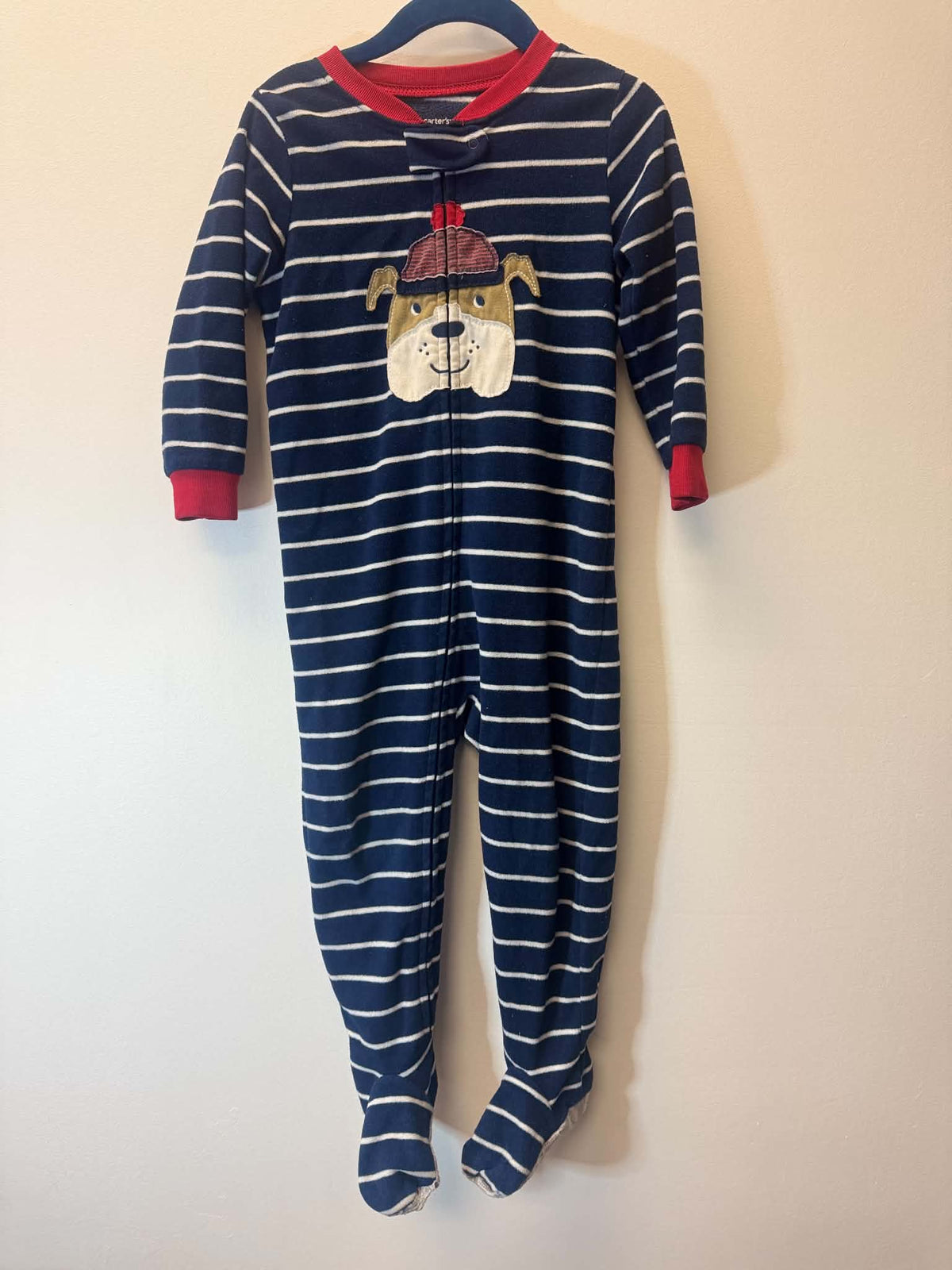 CARTERS FLEECE DOG SLEEPER SIZE 2T