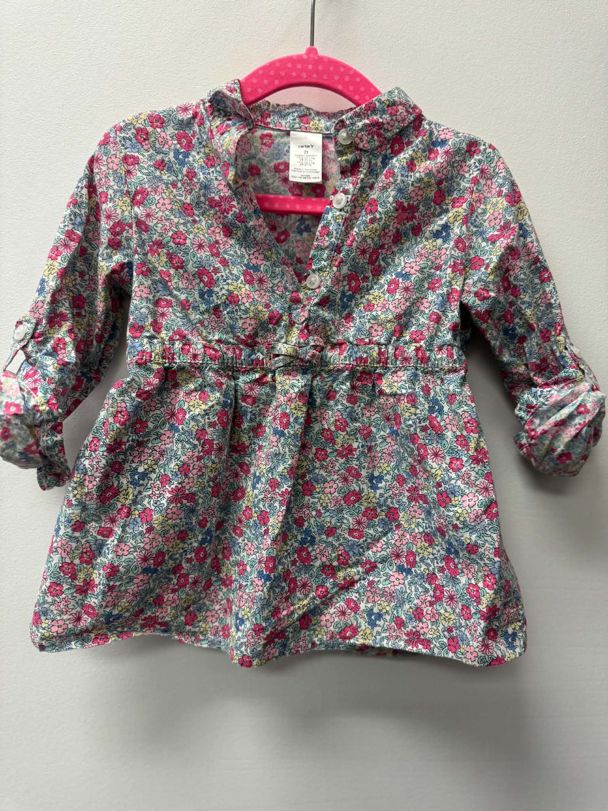 CARTERS FLORAL BLOUSE SIZE 2T