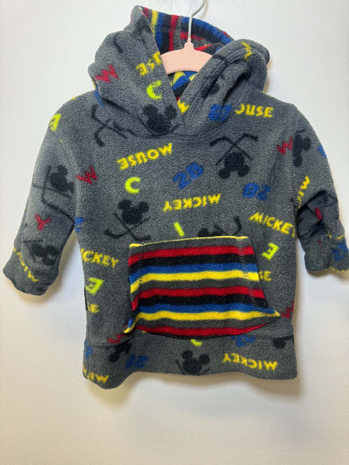 DISNEY FLEECE MINNIE MOUSE HOODIE SIZE 6M