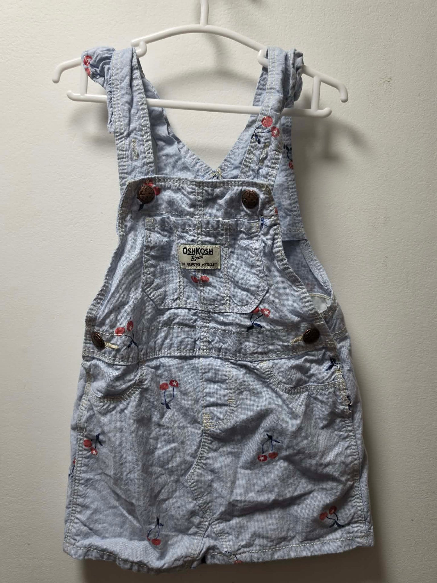 CARTERS CHERRY OVERALLS SIZE 18M