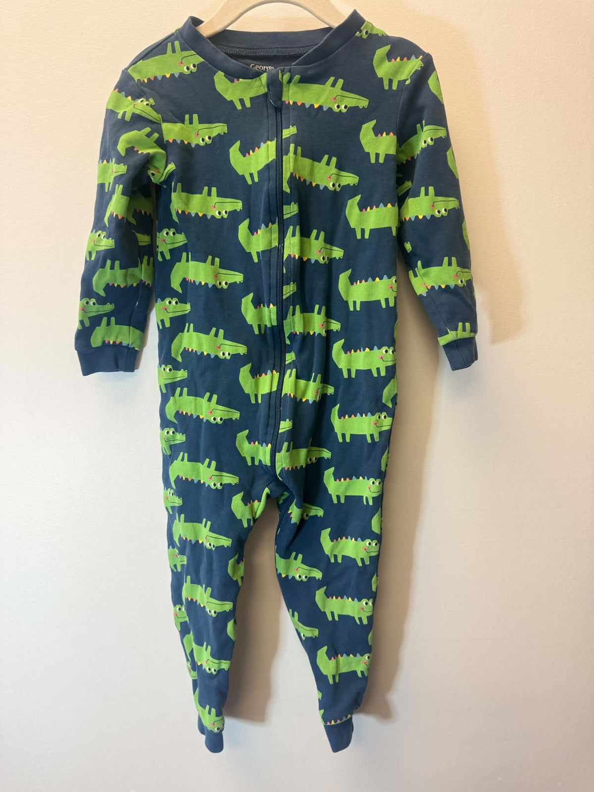 GEORGE ALLIGATOR SLEEPER SIZE 3T