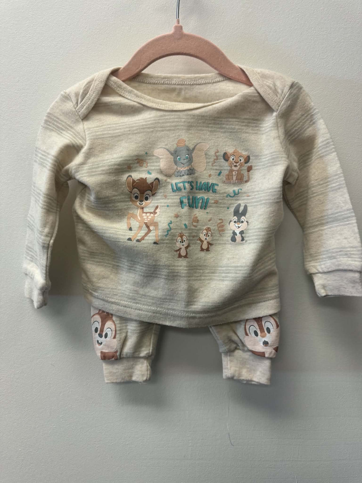 DISNEY PJ SET SIZE 6-12M