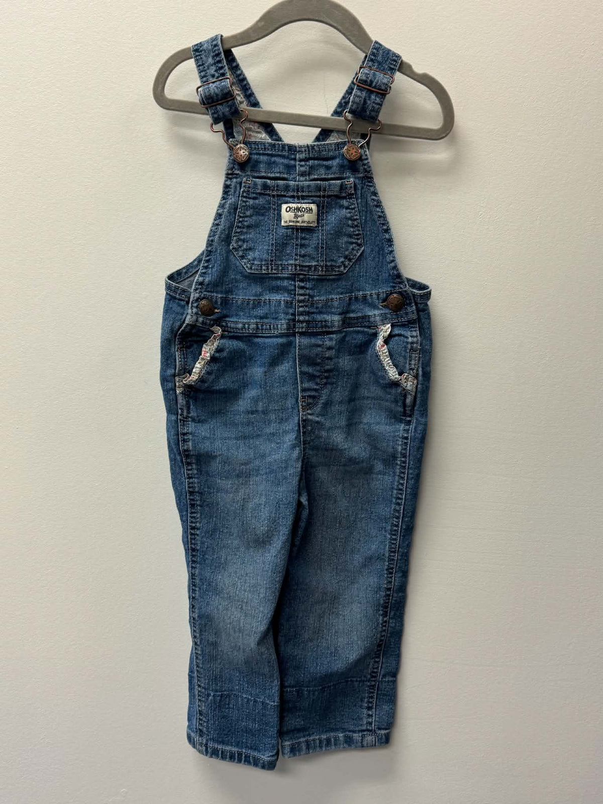 OSHKOSH OVERALLS SIZE 2T