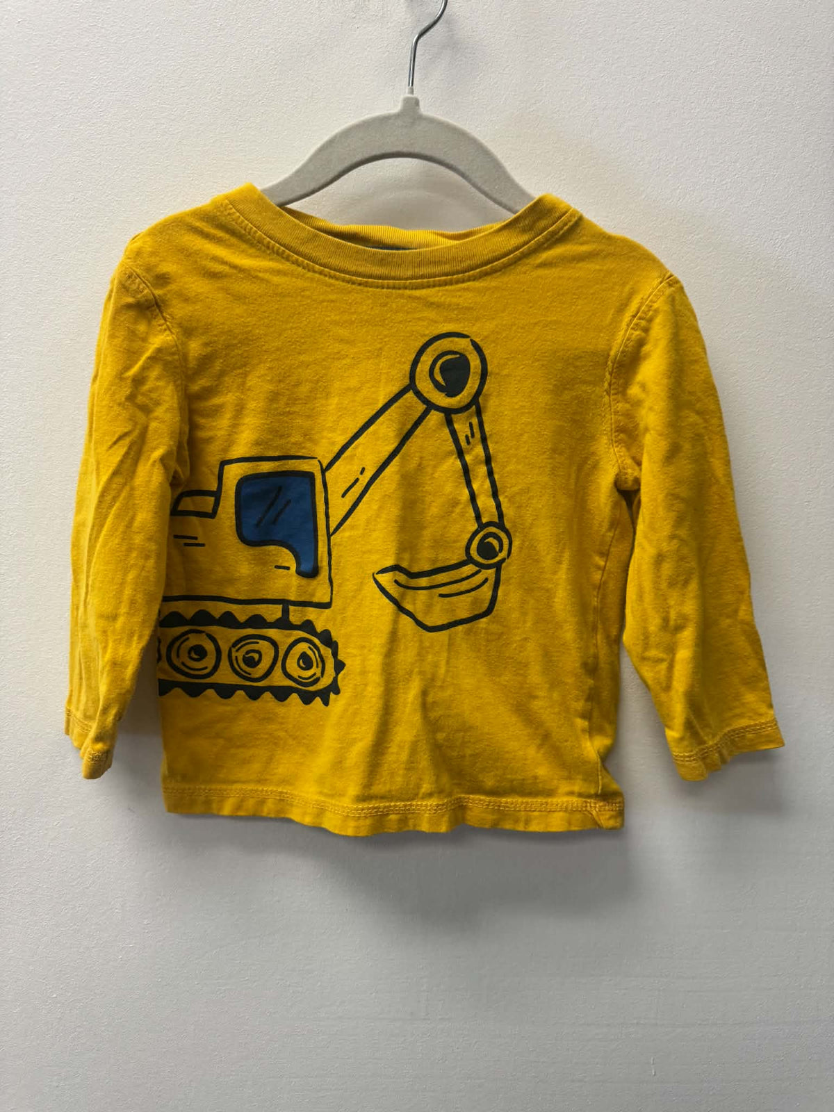 GEORGE YELLOW MACHINE SHIRT SIZE 2T