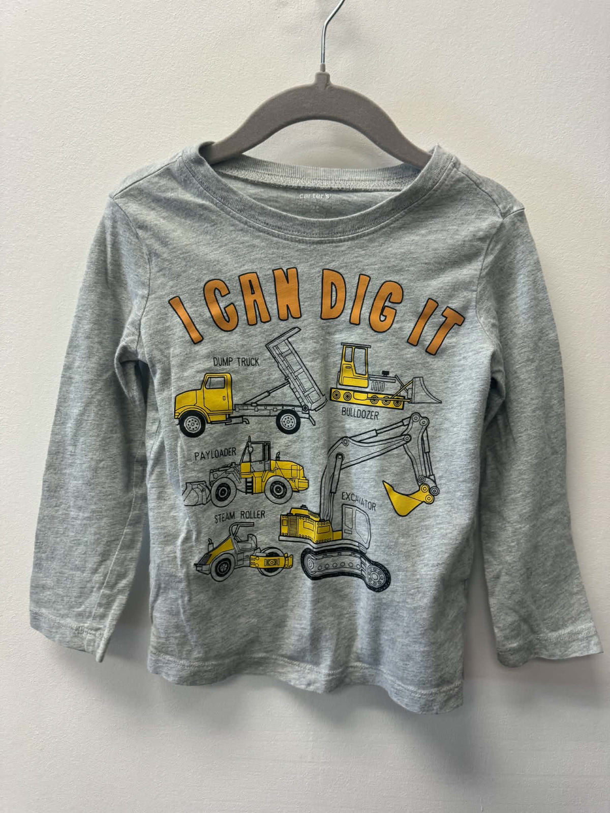 CARTERS "DIG IT" SHIRT SIZE 2T