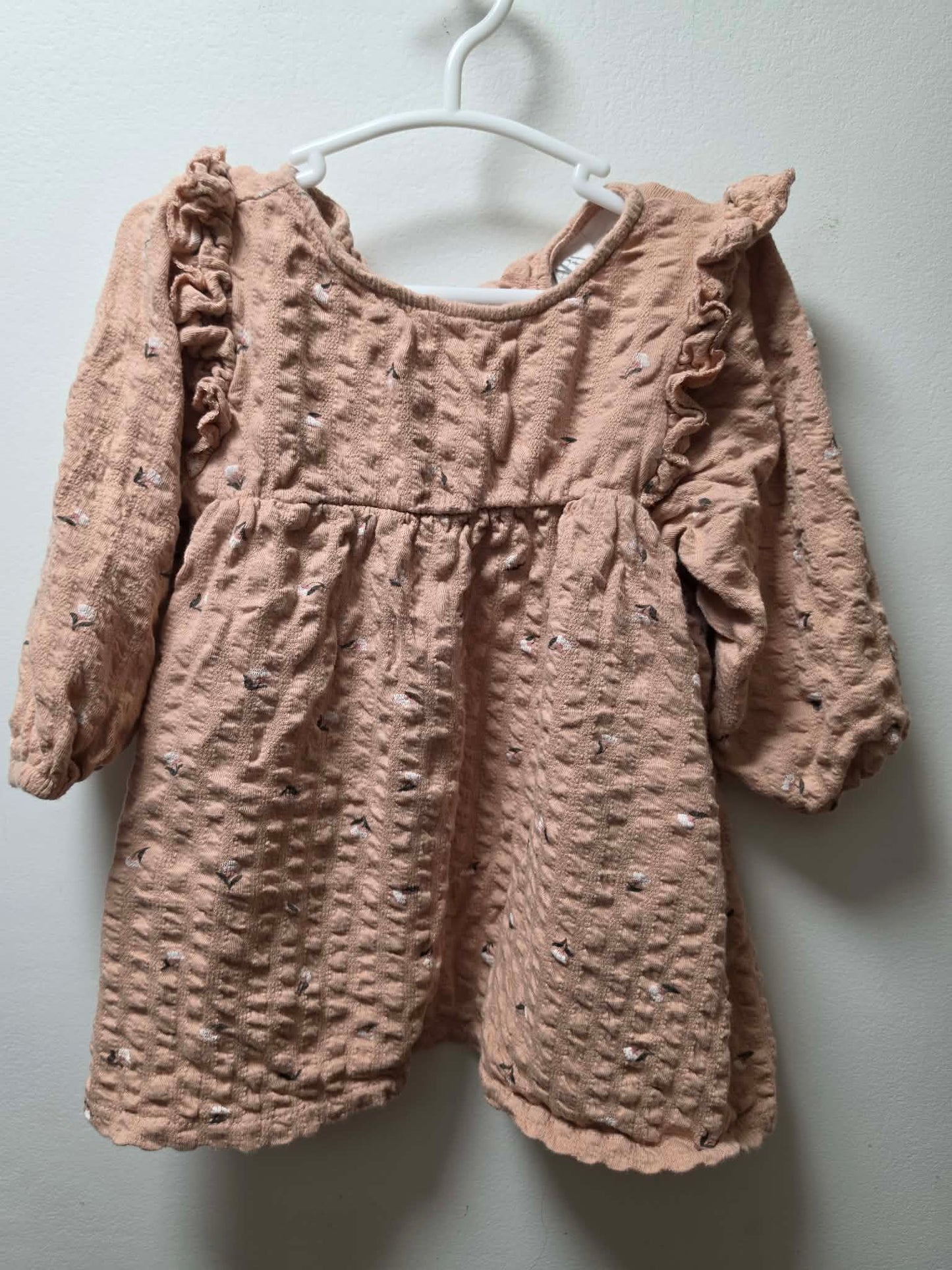 ZARA LONG SLEEVE DRESS SIZE 18-24M