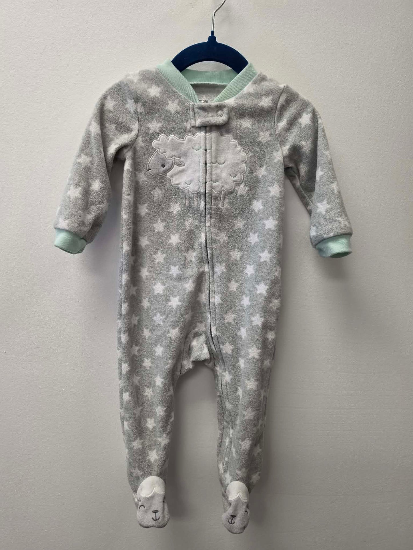 SIMPLE JOYS FLEECE SHEEP SLEEPER SIZE 6-9M