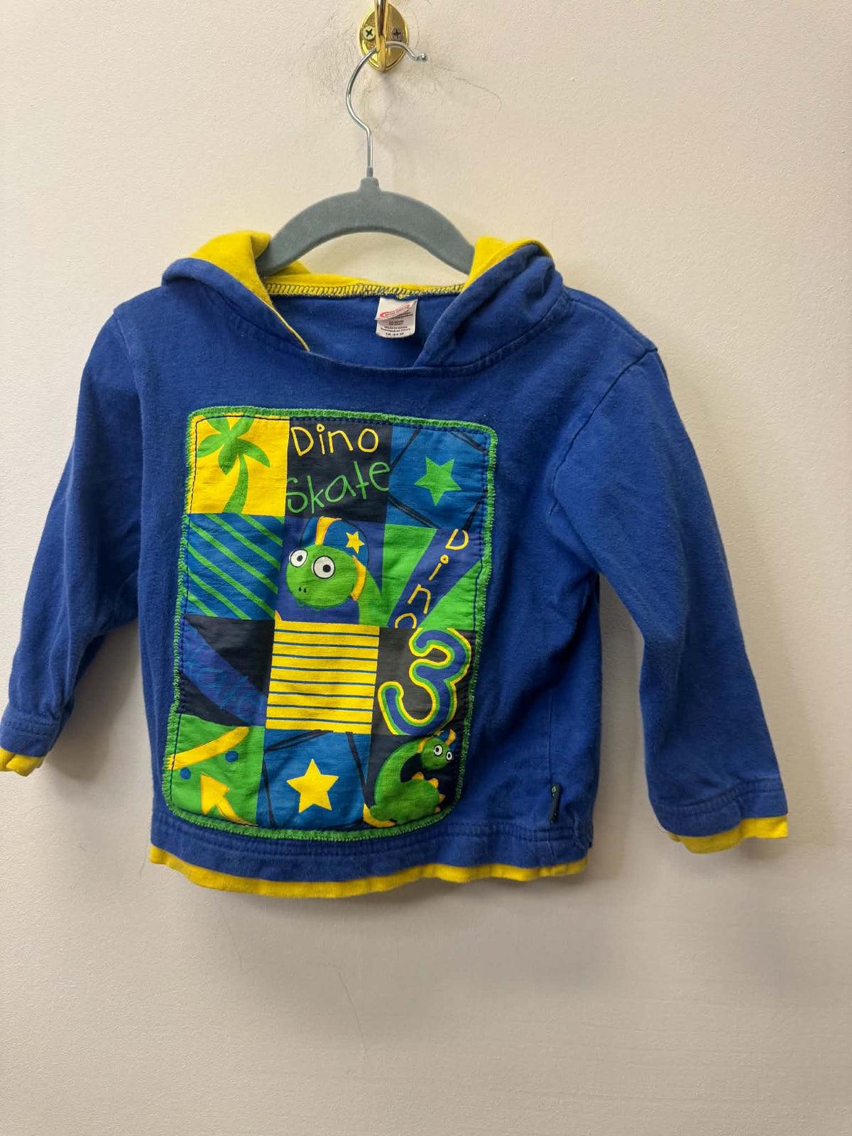 LITTLE TIKES HOODED DINO SHIRT SIZE 18M