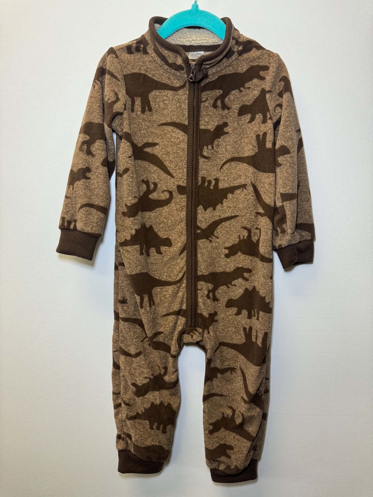 CARTERS FLEECE DINO ONE PIECE SIZE 24M