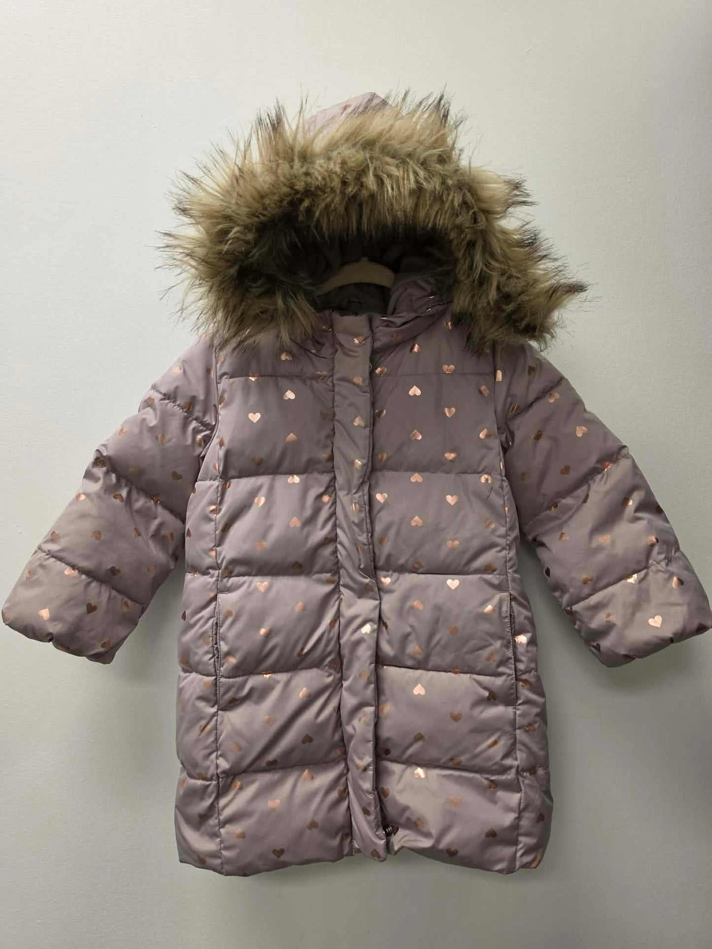 BABY GAP FLEECE LINED PUFFER JACKET SIZE 4T