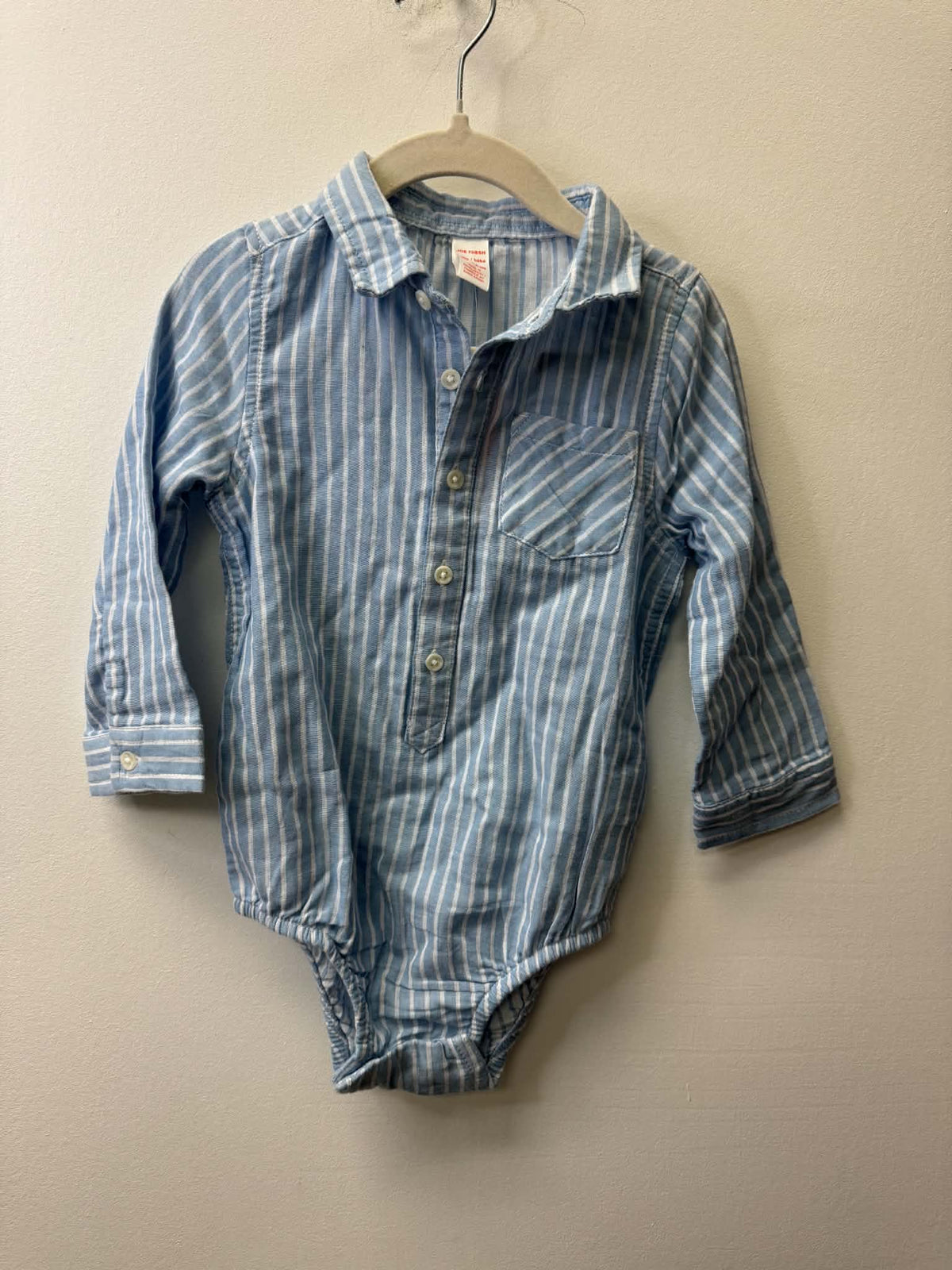 JOE FRESH STRIPPED ONESIE SIZE 18-24M