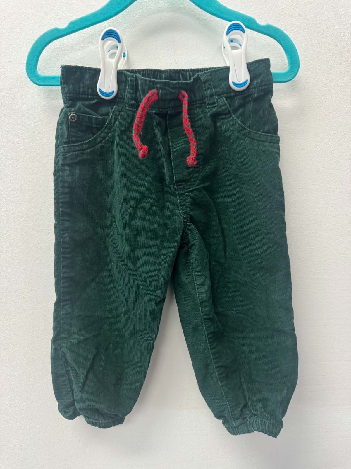 CARTERS GREEN COURDAROY PANTS SIZE 12M