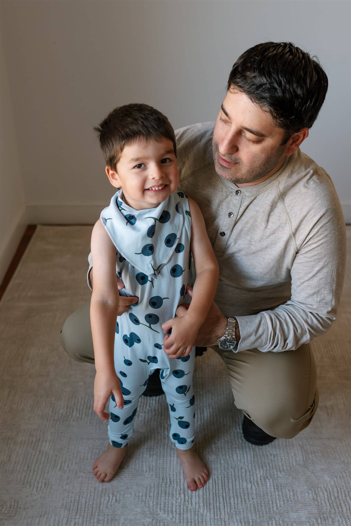 ZippyJamz Freshly Picked - Bamboo - Romper