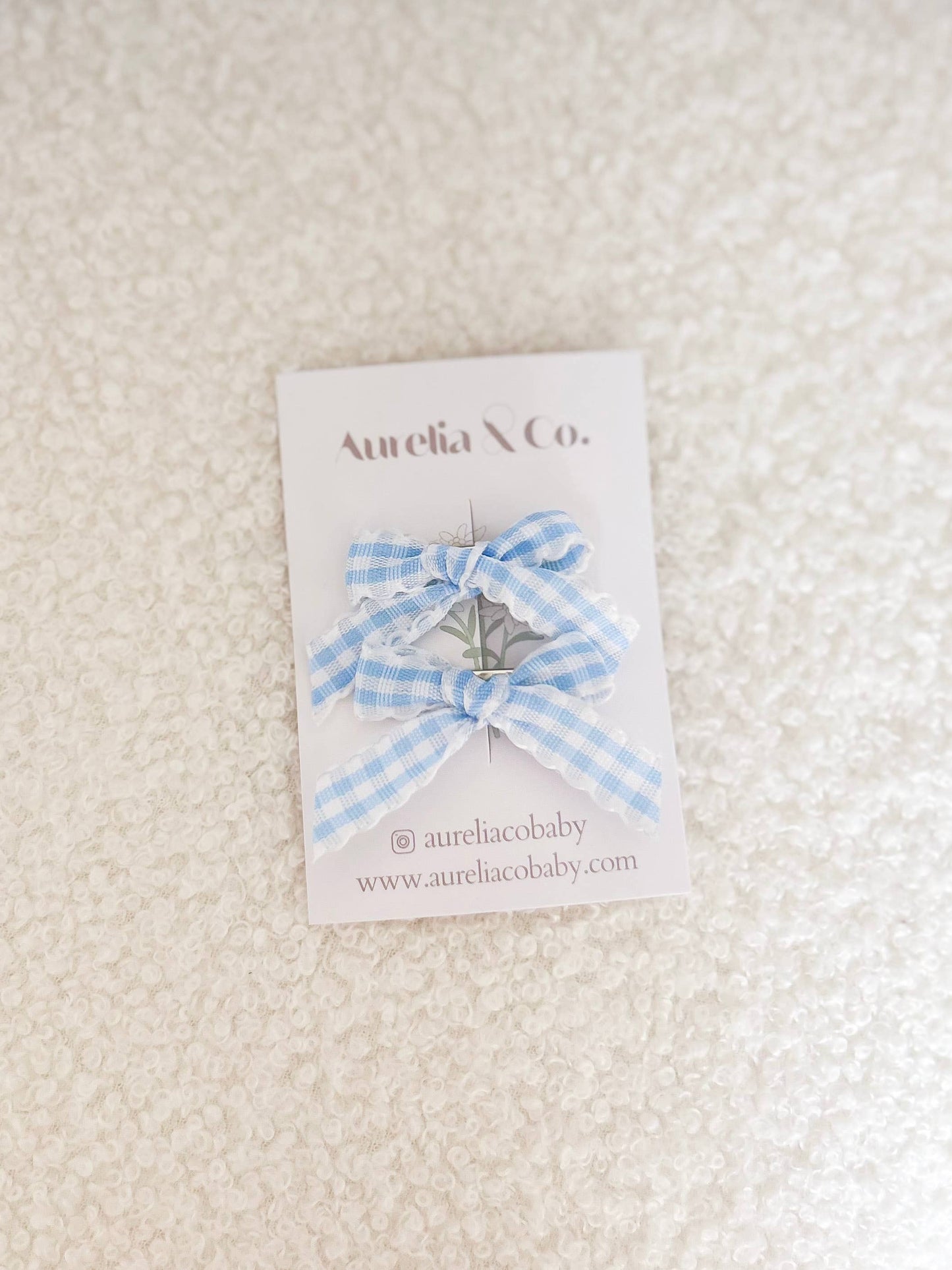 Baby & Children's Mini Plaid Bows