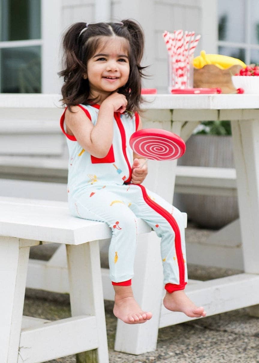 Little Zippers Sleeveless in Banana Split