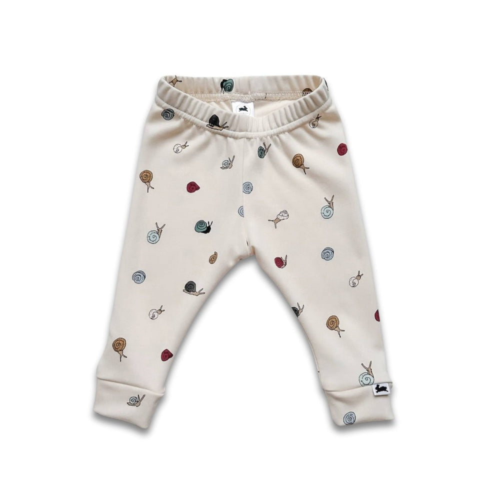 LITTLE & LIVELY BAMBOO LEGGINGS (DITSY SNAILS)