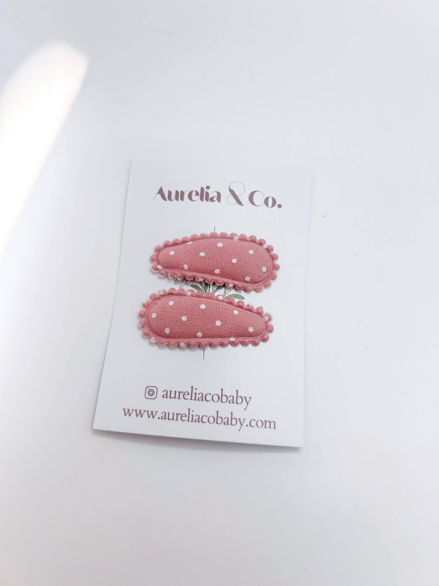Mini Baby Fabric Hair Barrettes