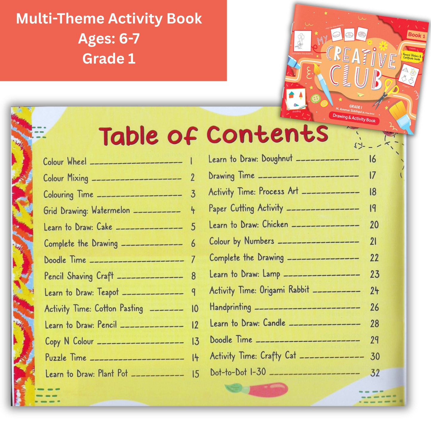My Creative Club Activity Book GRADE 1